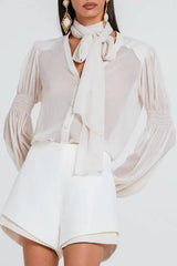 SHORT AMARA OFF WHITE / MARFIM