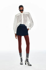 SHORTS VELUDO CICLON FLORA