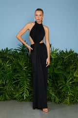 VESTIDO LONGO SOPHIA GOLA ALTA