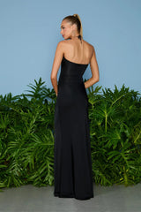 VESTIDO LONGO SOPHIA GOLA ALTA