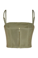 TOP CASSIE DEEP GREEN