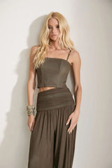 TOP CASSIE DEEP GREEN
