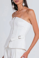 TOP LAISA OFF WHITE