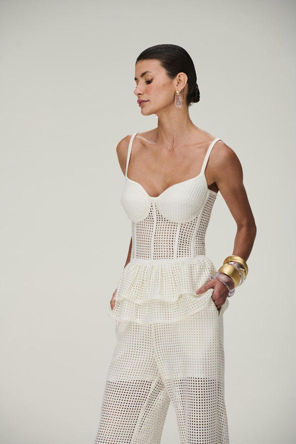TOP PEPLUM IRIS