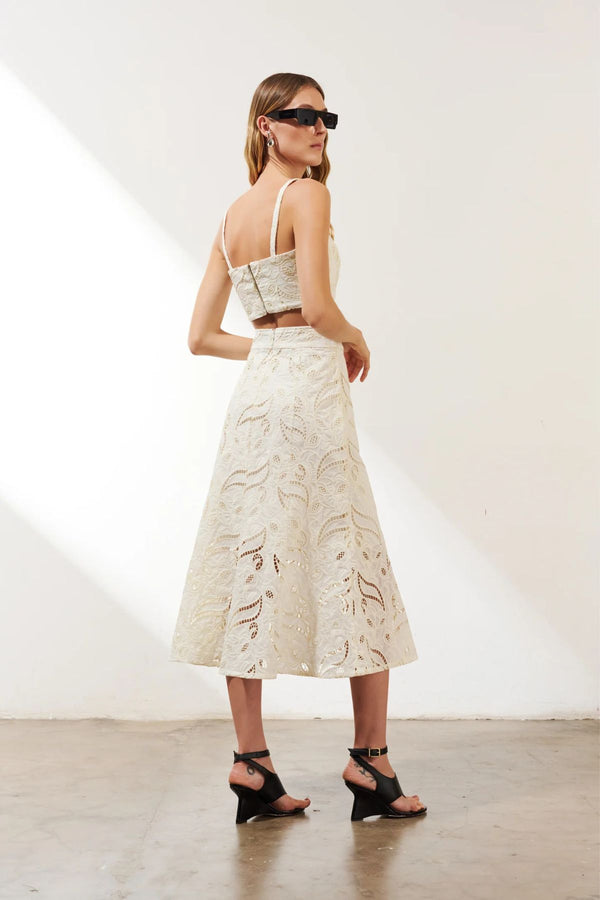 TOP POSITANO OFF WHITE