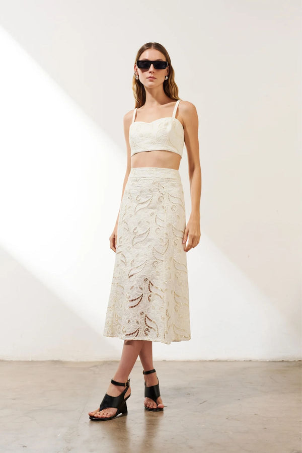 TOP POSITANO OFF WHITE