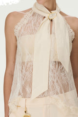 TOP RENDA AURA OFF WHITE