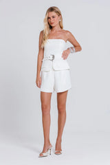 TOP THEODORA OFF WHITE
