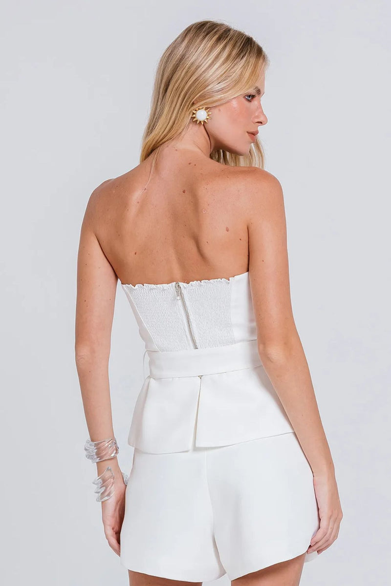 TOP THEODORA OFF WHITE