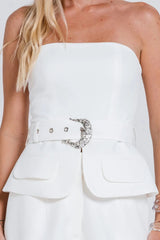 TOP THEODORA OFF WHITE