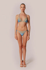 TOP TRIANGULO CORTININHA VENERE DENIM