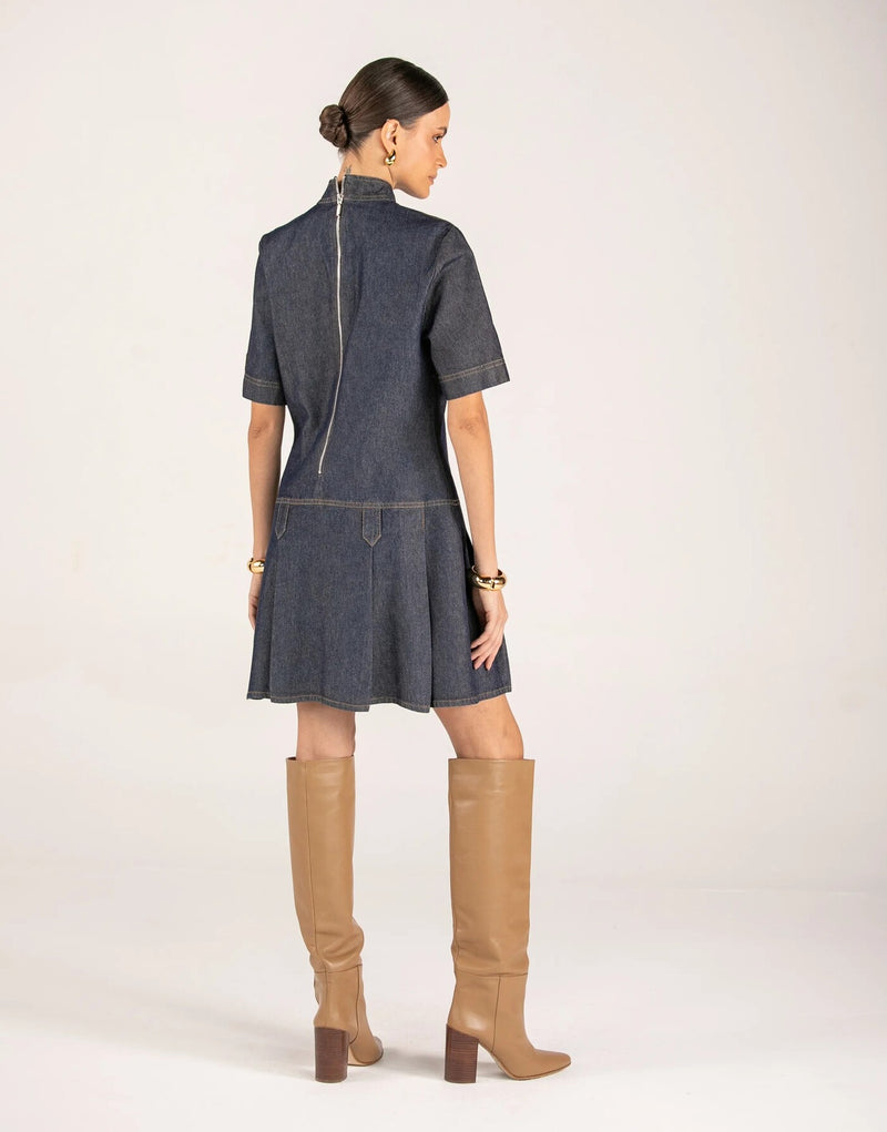 VESTIDO JEANS CINTURA BAIXA