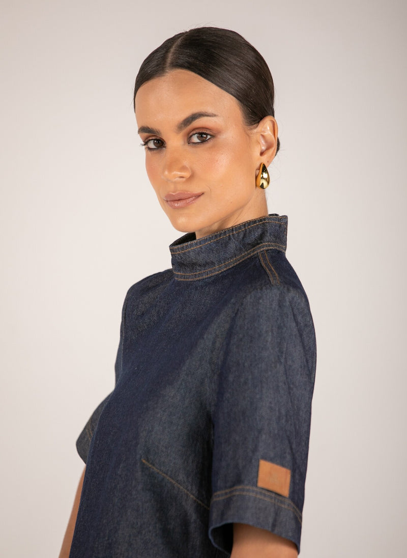 VESTIDO JEANS CINTURA BAIXA