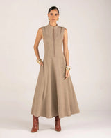 VESTIDO LONGO CORSELETADO