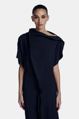 VESTIDO CREPE LYON NAVY