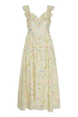VESTGIDO MAXI MIDI BOTANICAL